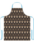 Nighttime Corgi Glow Stride Apron