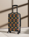 Dapper Dachshund Noir Glow Suitcase