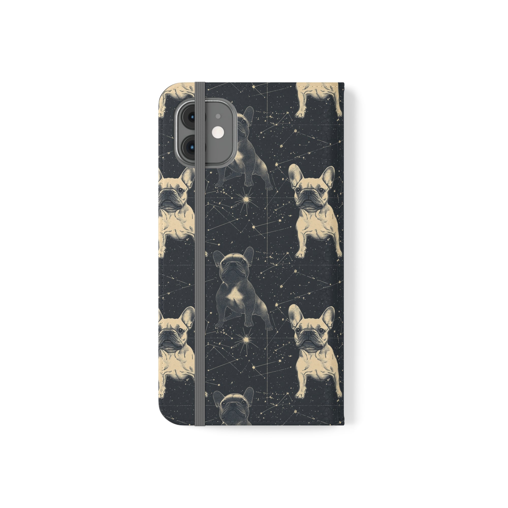 Frenchie Celestial Soar Flip Cases