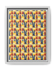 Dane-tastic Marvelous Mutt Mode Matte Canvas, Framed