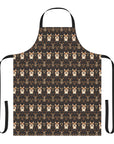 Nighttime Corgi Glow Stride Apron