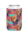 Rustic Charm Labrador Chic Can Cooler Sleeve