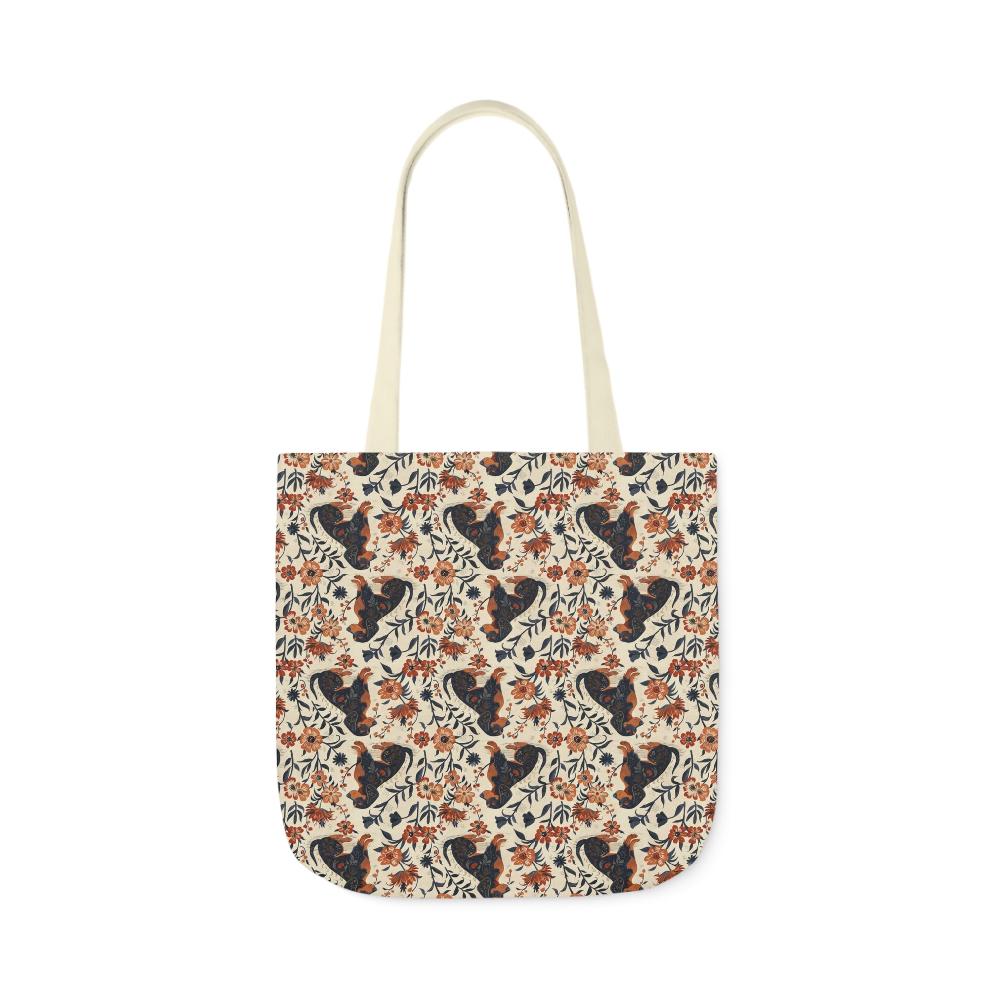 Blossoming Dachshunds Delight Canvas Tote Bag