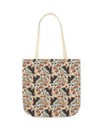 Blossoming Dachshunds Delight Canvas Tote Bag