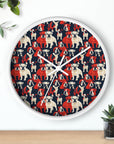 Bulldoggy Bliss Chomper Wall Clock