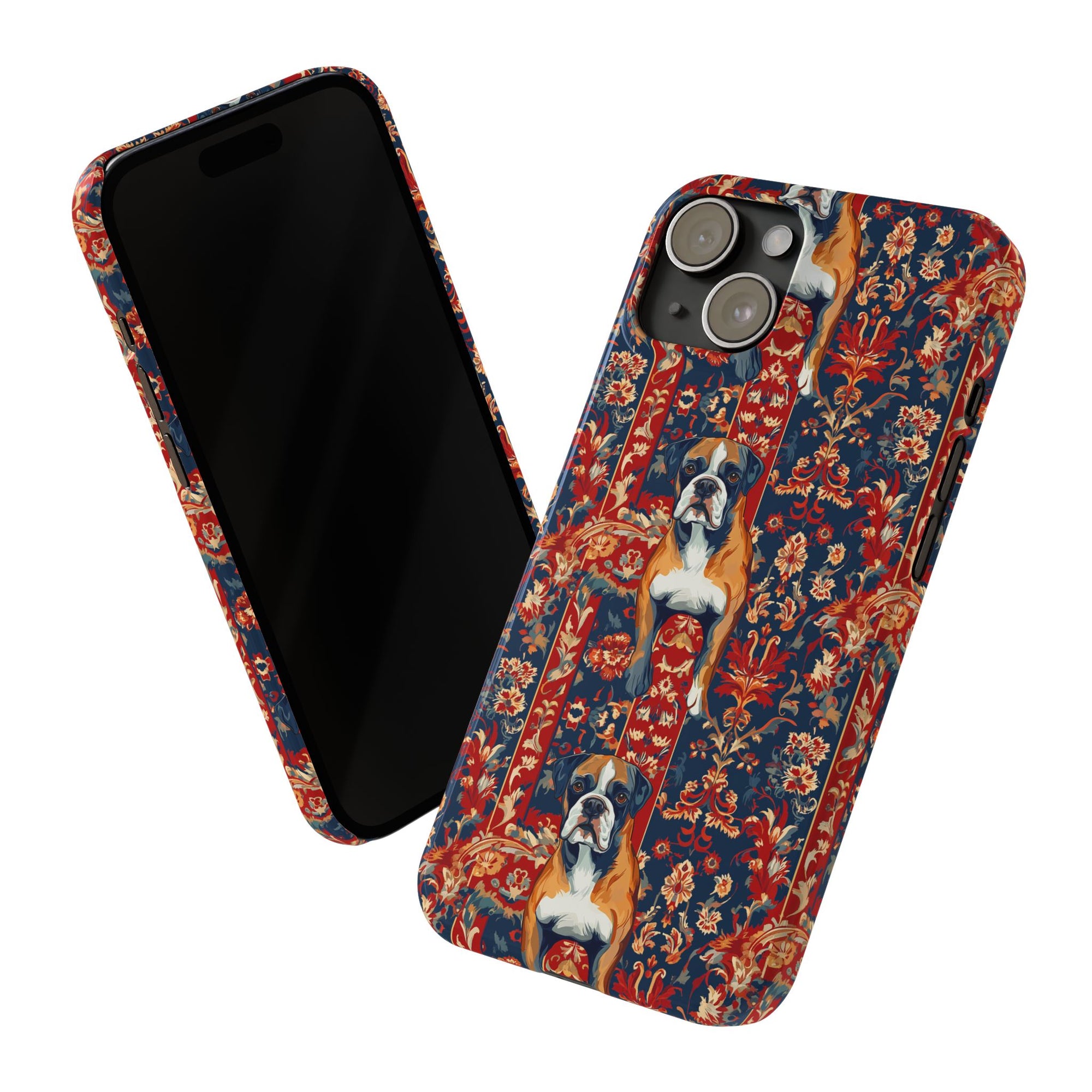 Boxer Blossom Tapestry Delight Slim Phone Cases