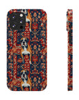 Boxer Blossom Tapestry Delight Slim Phone Cases