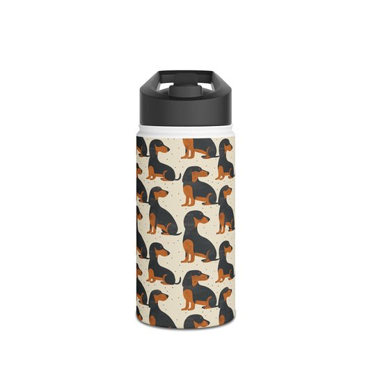 Whimsical Dachsund Dreamcatcher Stainless Steel Water Bottle