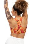 Golden Glamour Paws Seamless Sports Bra