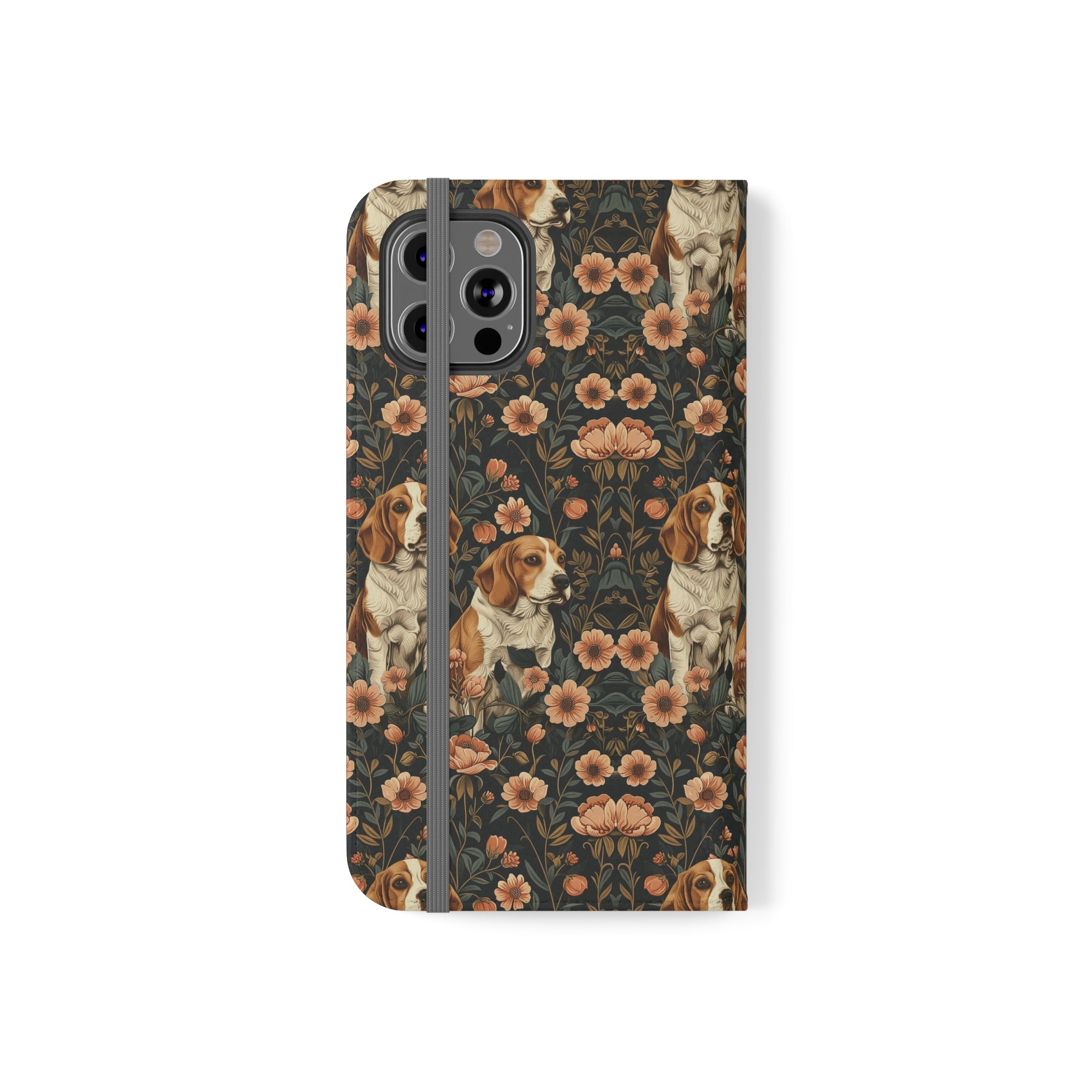 Beagle Blossom Bonanza Flip Cases