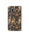 Beagle Blossom Bonanza Flip Cases