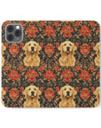 Golden Pawsatronic Tapestry Flip Cases