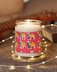 Bubblegum Glamour Bulldog Bouquet Scented Soy Candle