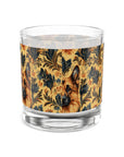 Autumnal German Shepherd Glamour Rocks Glass