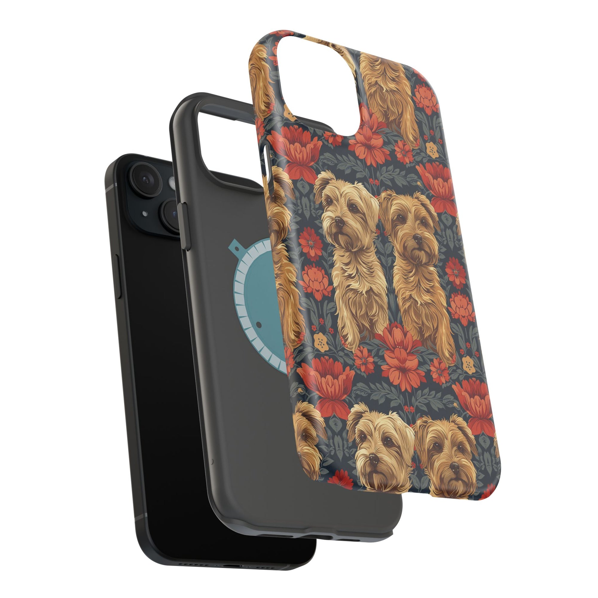 Yorkie Charm Twins Magnetic Tough Cases