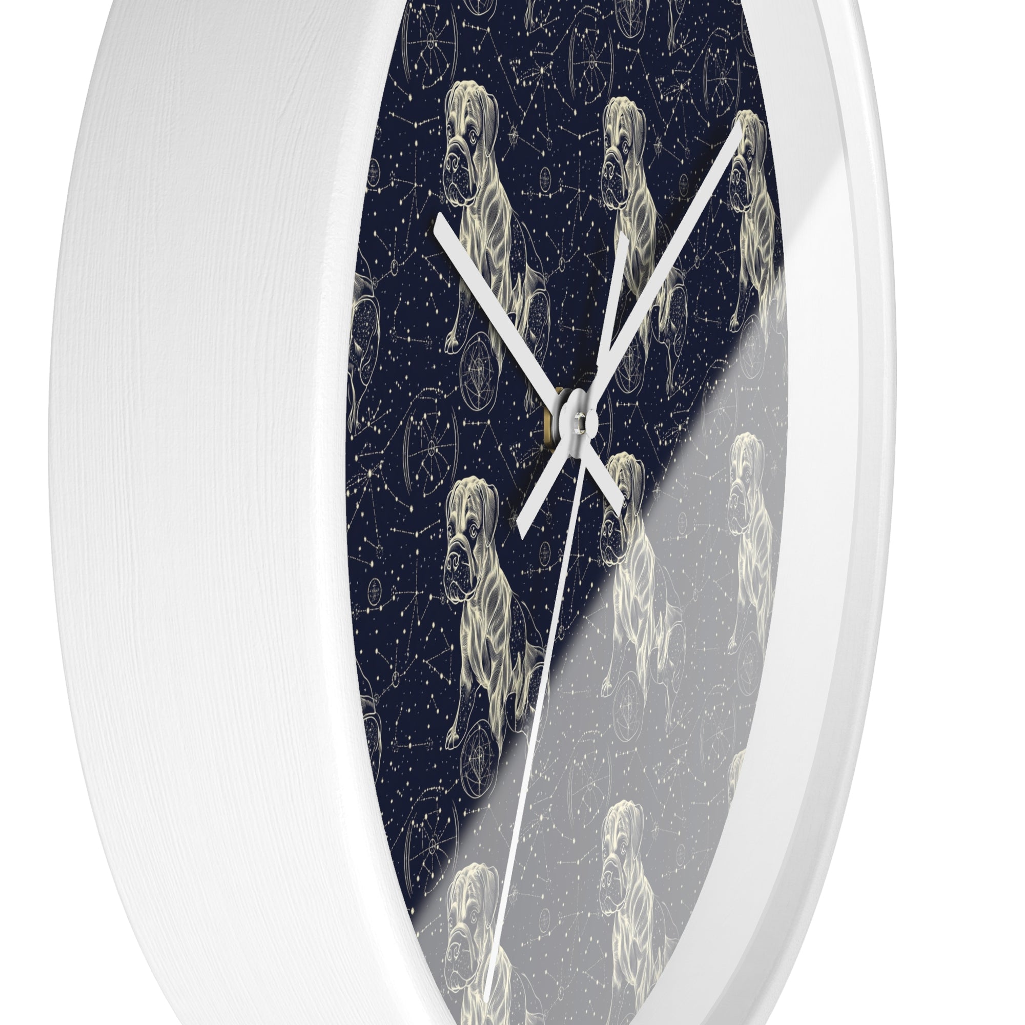 Celestial Boxer Bliss Wall Clock