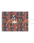 Boxer Blossom Tapestry Delight Leather Card Holder