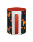 Dapper Dachshund Noir Glow Accent Coffee Mug