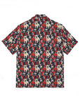 Bulldoggy Bliss Chomper Men's Hawaiian Camp Shirt