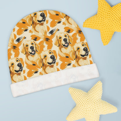 Golden Glitz 'n Glamour Woofwear Baby Beanie