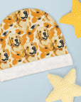 Golden Glitz 'n Glamour Woofwear Baby Beanie