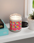 Bubblegum Glamour Bulldog Bouquet Scented Soy Candle