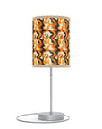 Golden Woof Abstract Glamour Lamp on a Stand