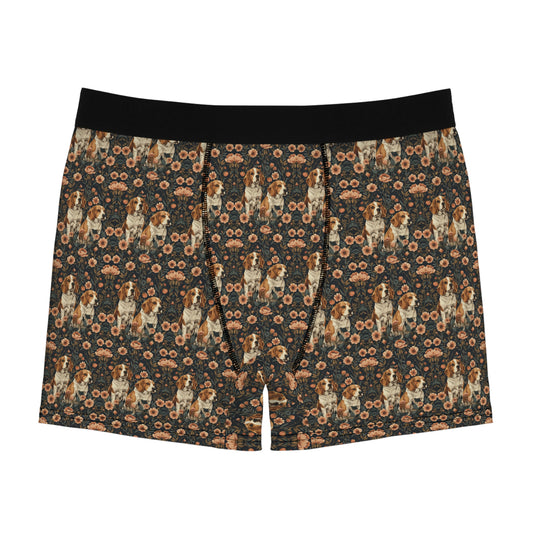 Beagle Blossom Bonanza Men's Boxer Briefs