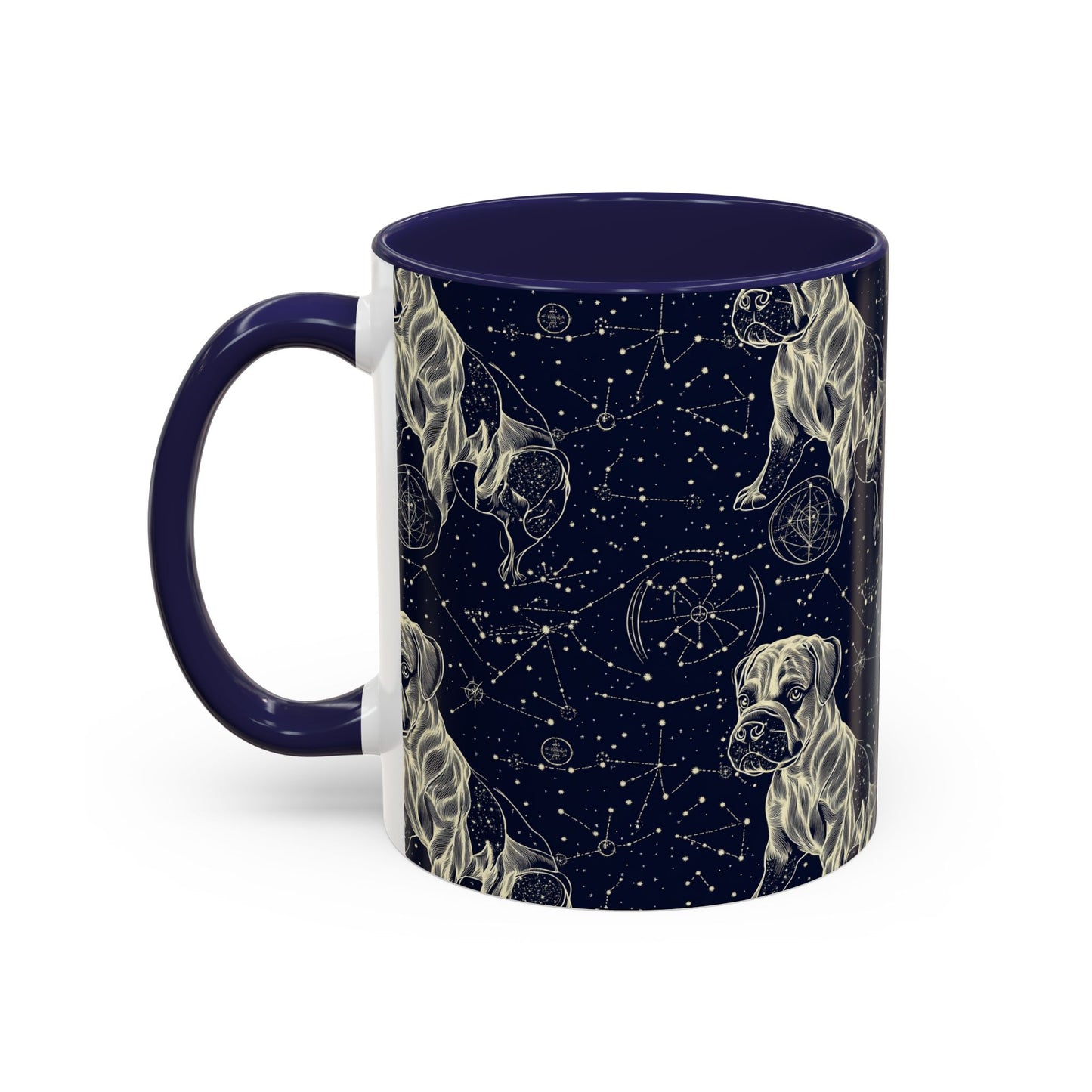 Celestial Boxer Bliss Accent Coffee Mug