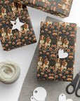 Beagle Blossom Bonanza Wrapping Paper