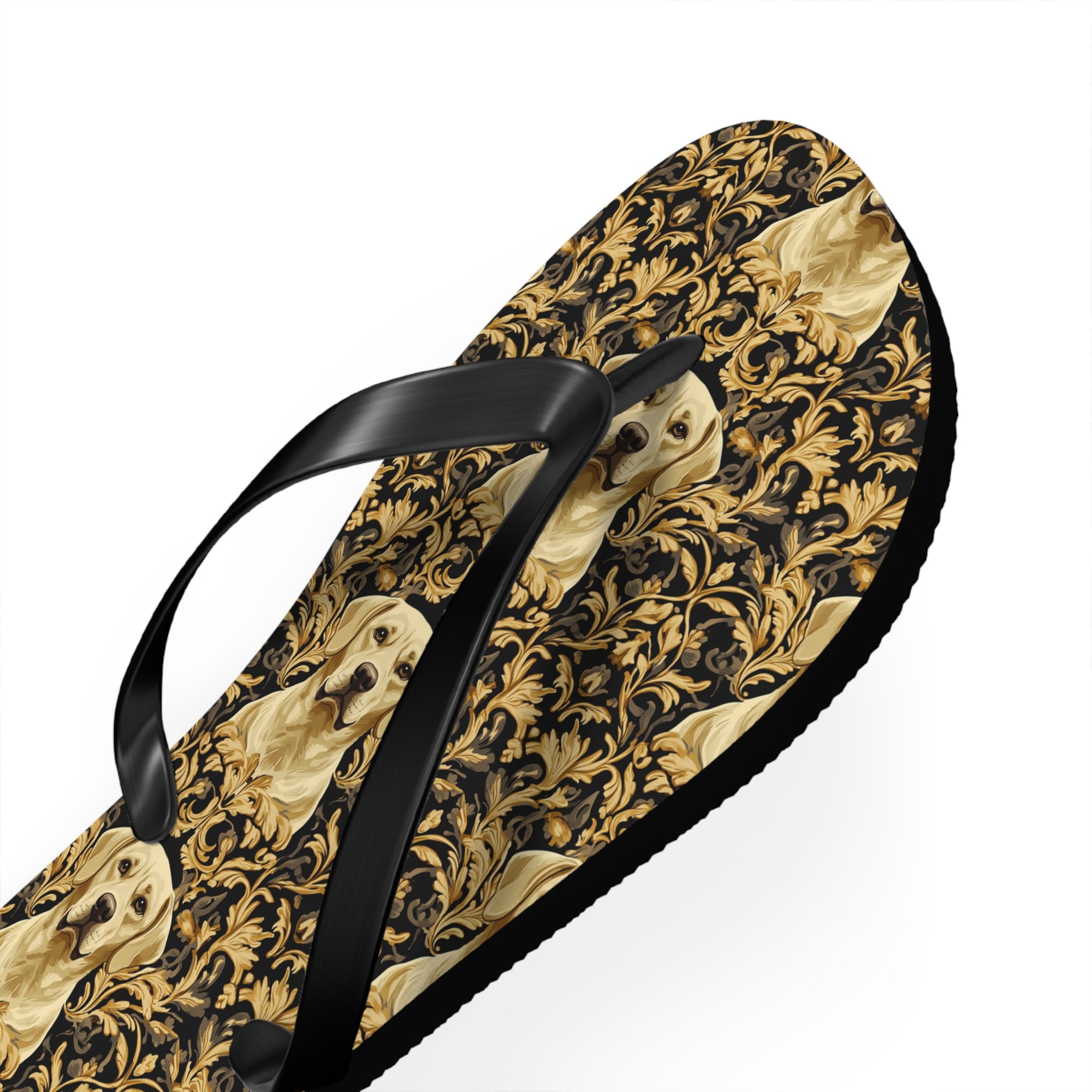 Royal Pawsitivity Labs Flip Flops