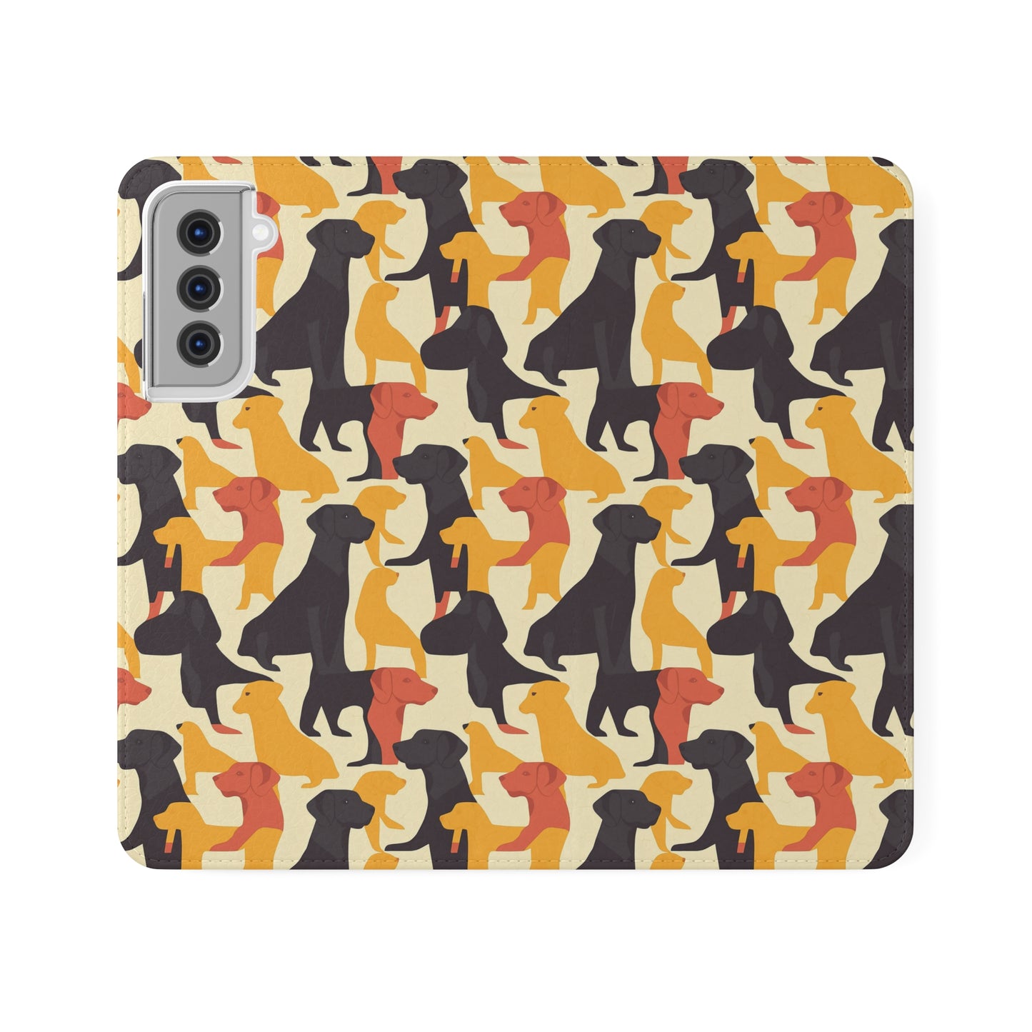 Modern Charm Labrador Chic Flip Cases