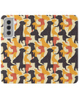 Modern Charm Labrador Chic Flip Cases