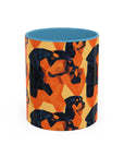 Rottweiler Chic Pawsitivity Accent Coffee Mug