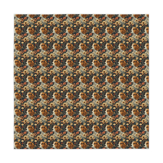 Beagle Blossoms Tablecloth