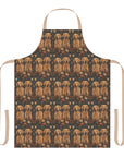 Fanciful Golden Paradise Blossom Apron