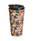 Bloom Pup Frenchietastic Splatter Stainless Steel Travel Mug