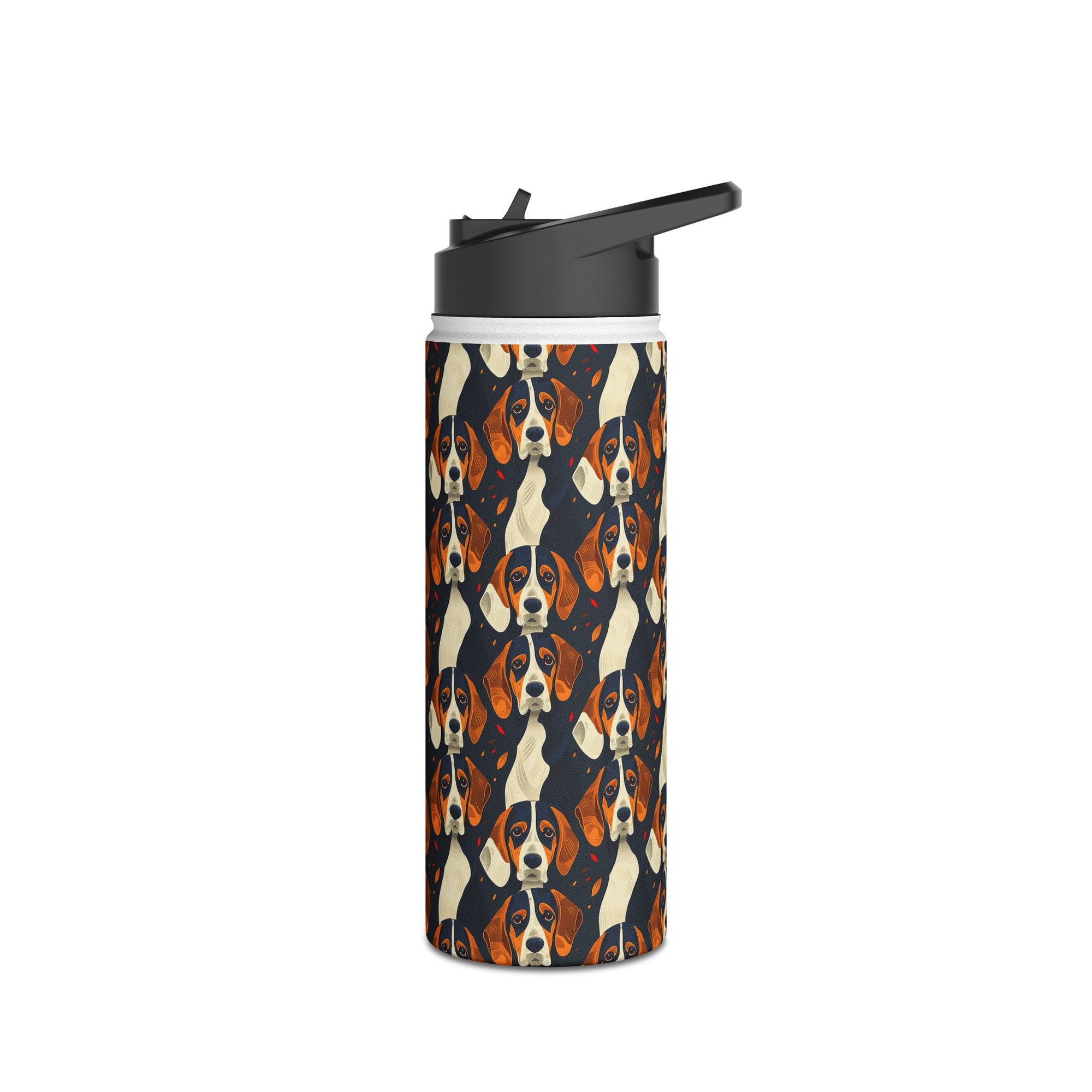 Beagle Glimmer Gaze Glamour Stainless Steel Water Bottle