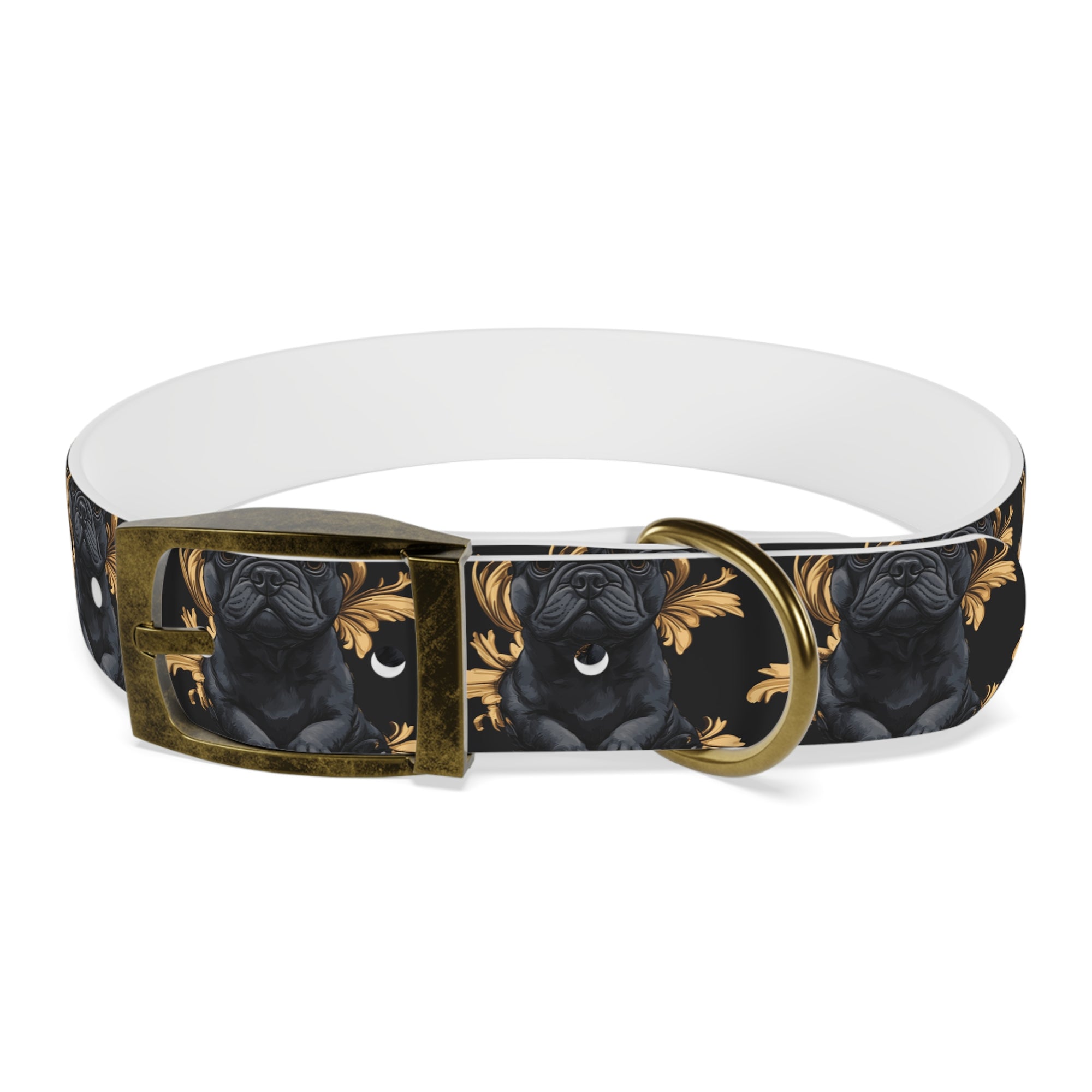 Regal Frenchie Noir Elegance Dog Collar