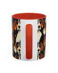 Beagle Glimmer Gaze Glamour Accent Coffee Mug