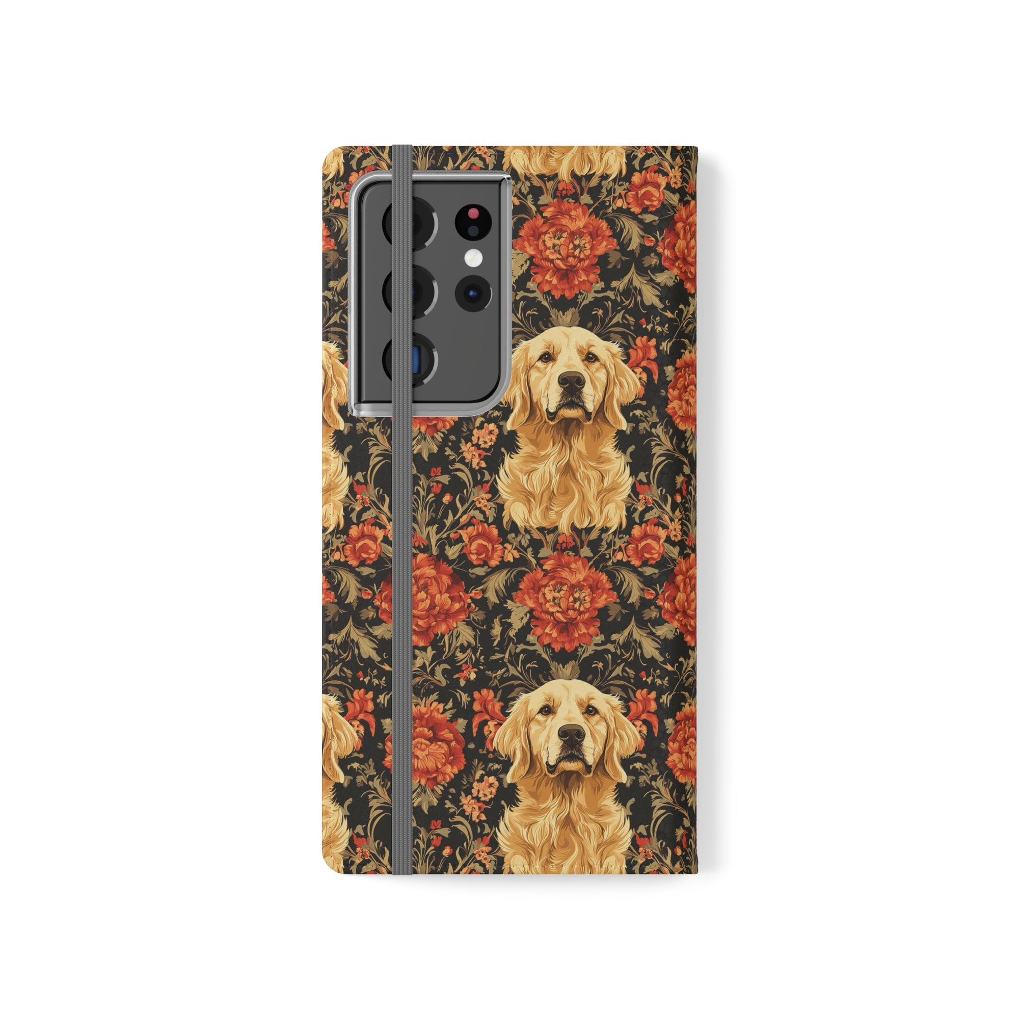 Golden Pawsatronic Tapestry Flip Cases