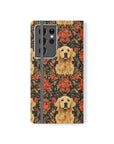 Golden Pawsatronic Tapestry Flip Cases