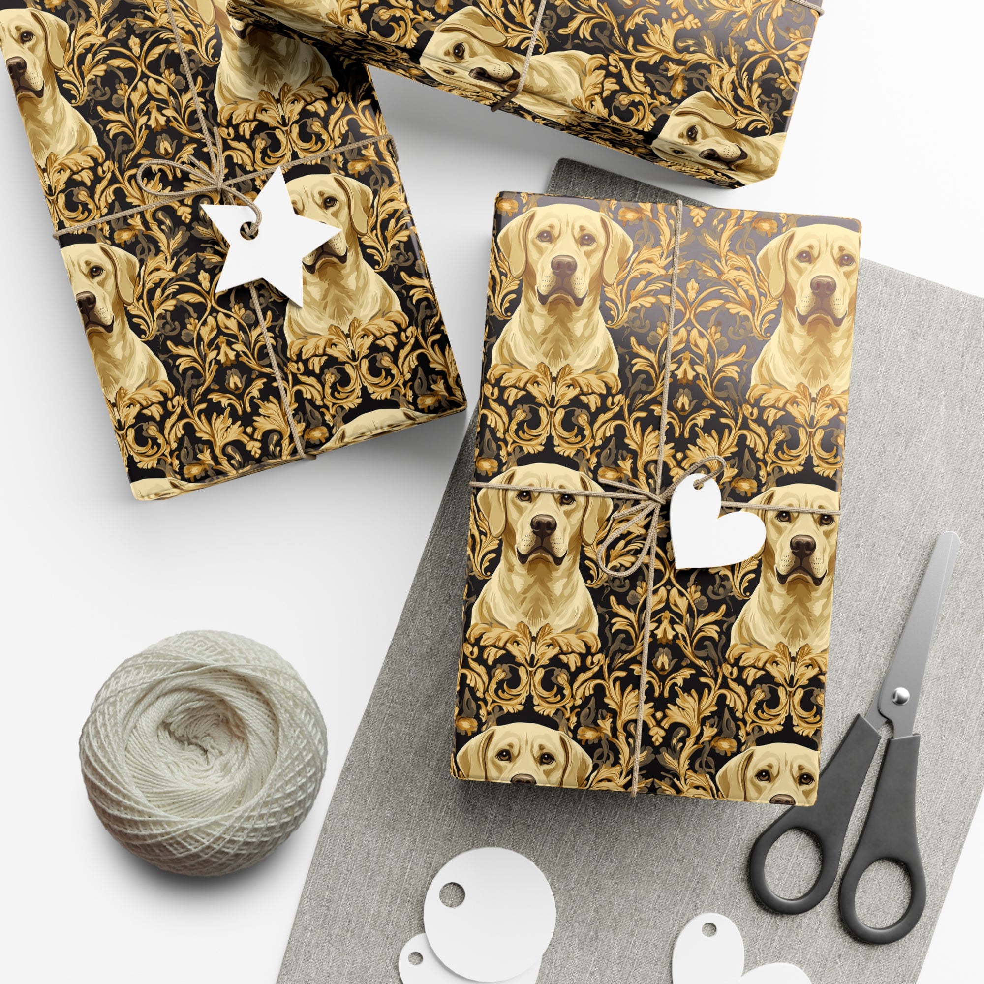 Royal Pawsitivity Labs Gift Wrap Papers