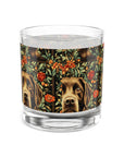 Labrador Lush Pooch Tapestry Rocks Glass