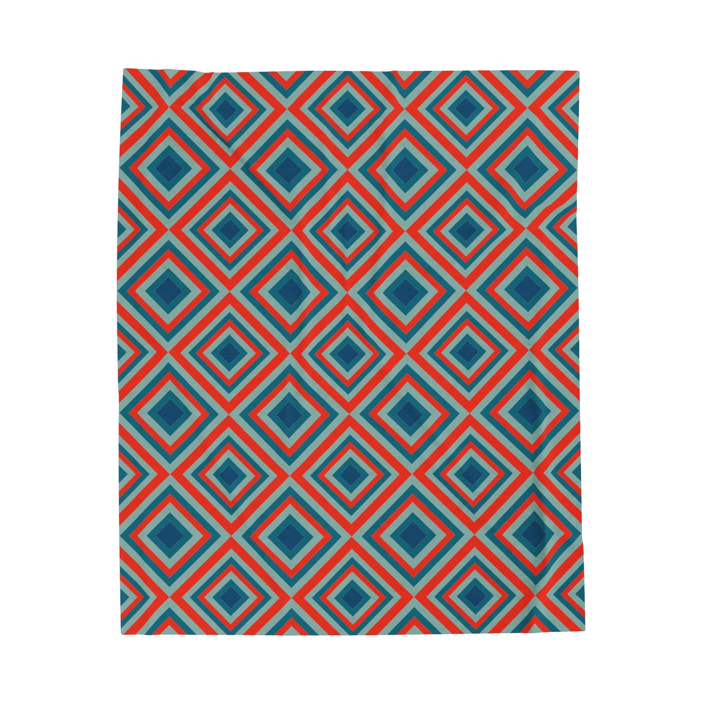 Groovy Diamond Velveteen Plush Blanket