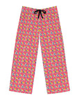 Bubblegum Glamour Bulldog Bouquet Men's Pajama Pants