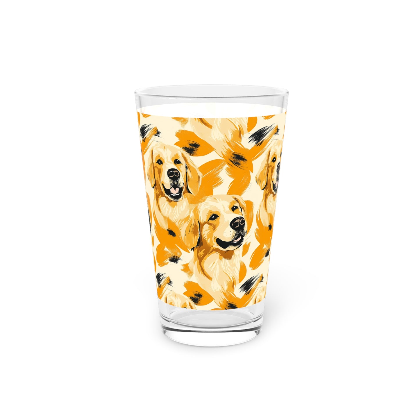 Golden Glitz 'n Glamour Woofwear Pint Glass