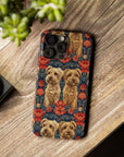 Yorkie Charm Twins Slim Phone Cases