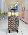 Blooming Bulldog Beauty Luggage Cover