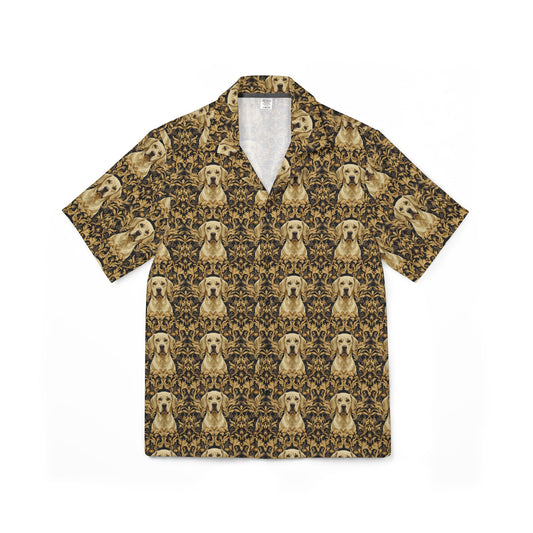 Royal Pawsitivity Labs Men's Hawaiian Camp Shirt